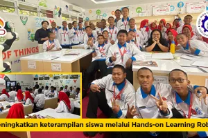 Meningkatkan keterampilan siswa melalui Handson Learning Robot